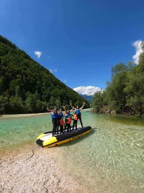 Bovec: Kinder Rafting on Soča River from 4years +FREE photos - Why this Soča trip works for families