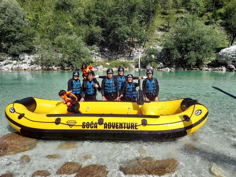 Bovec: Kinder Rafting on Soča River from 4years +FREE photos - FAQ