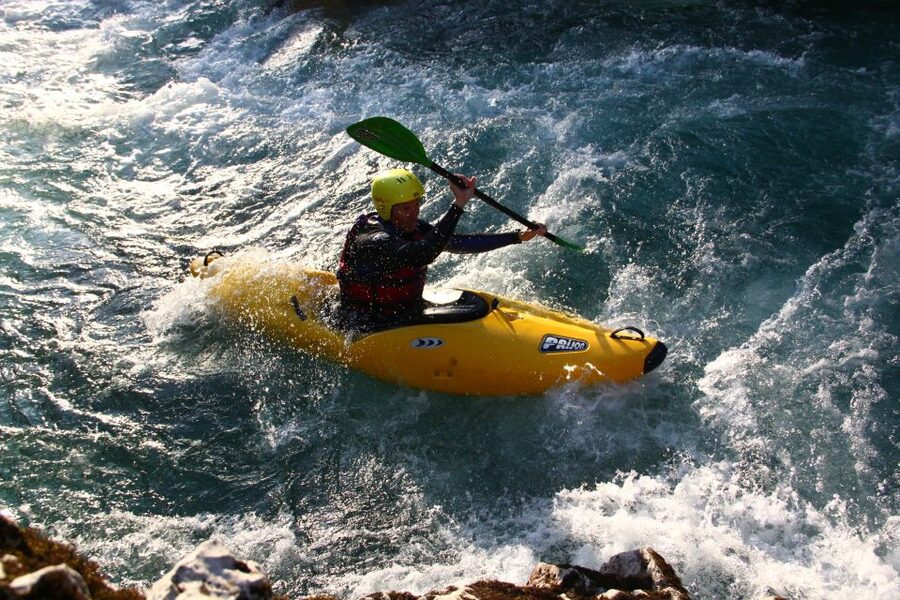 Bovec: Soča River 1-Day Beginners Kayak Course - What the route feels like for a beginner
