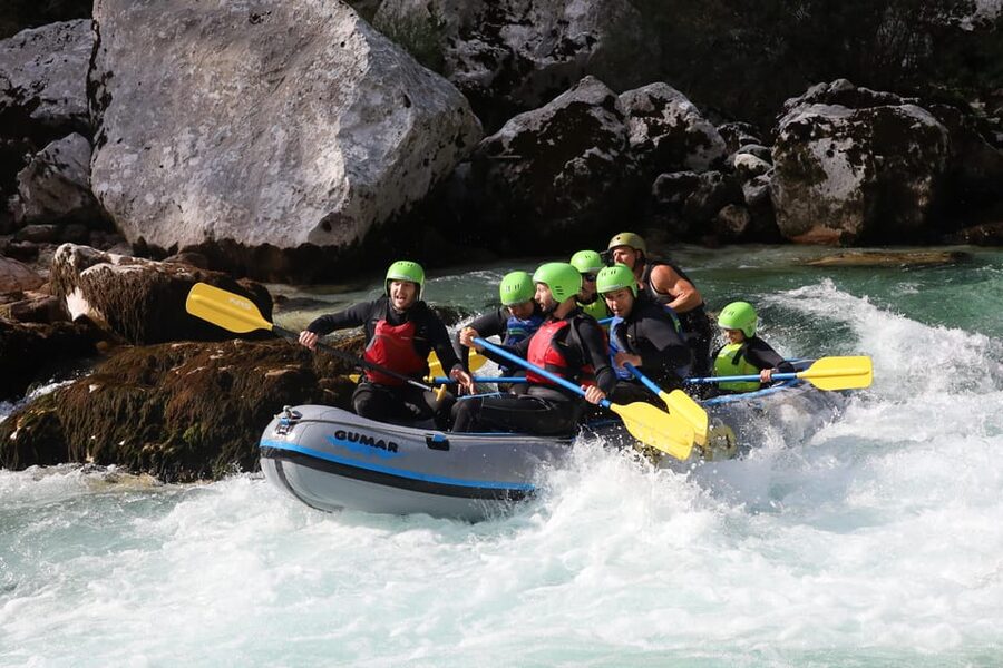 Bovec: Soča River Rafting Adventure with Photos and Drink - A ten-minute break and a five-minute swim
