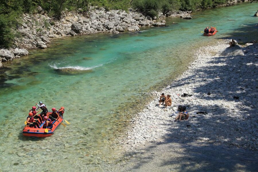 Bovec: Soča River Whitewater Rafting - The 15-minute return to Bovec