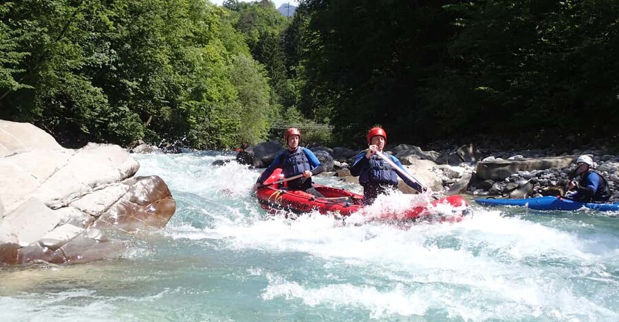 Bovec: Whitewater Canoeing on the Soča River - About 1.5 hours of paddling and whitewater