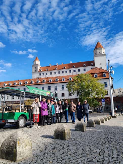 Bratislava: Hop-On Hop-Off Full Day+River Cruise & UFO tower - A quiet electric introduction to Bratislava