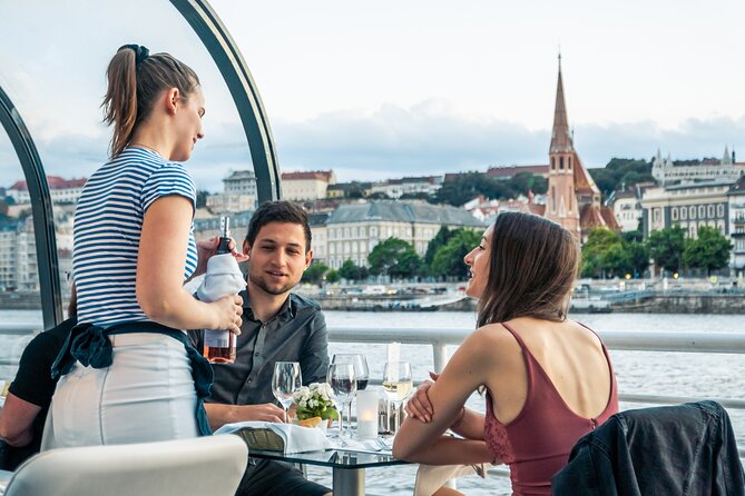 Budapest Danube River Candlelit Dinner Cruise with Live Music - Drinks and the welcome toast