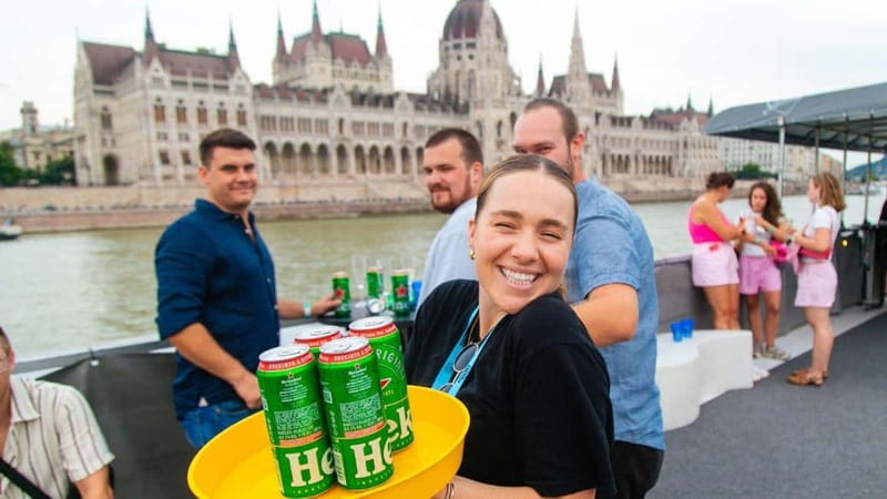Budapest: Sip & Sail Danube Cruise with Unlimited Beer - Parliament and the first stretch of river