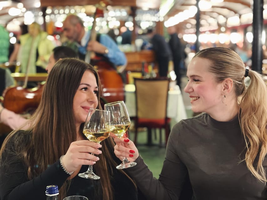 Budapest: Wine & Dine Cruise on the Danube - Five wines and five small meals