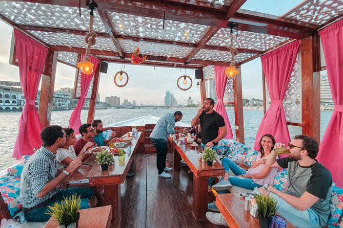 Cafelluca, private 5 star Felucca, 2 hours nile ride with drinks - Cairo Tower from the water