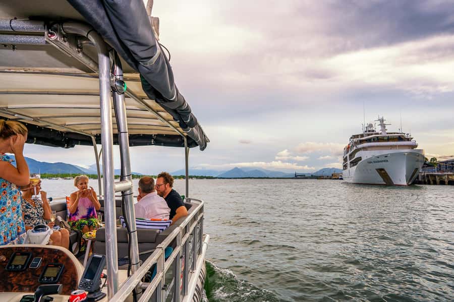 Cairns: Sightseeing River Boat Safari with Soft Drinks - Looking for crocodiles and sea eagles