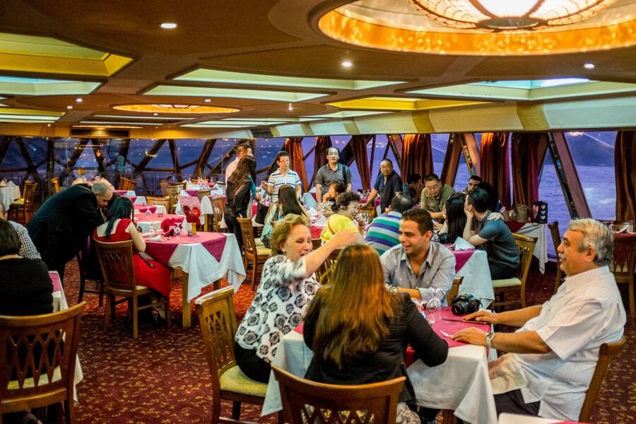 Cairo: Dinner Cruise on the Nile River - The show: music, folklore, and belly dancing