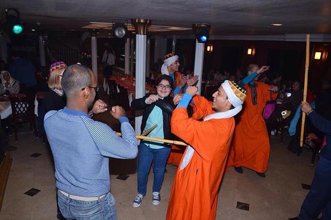 Cairo Dinner Cruise show with belly dancer show on Nile river - Boarding an elegant Nile dining boat