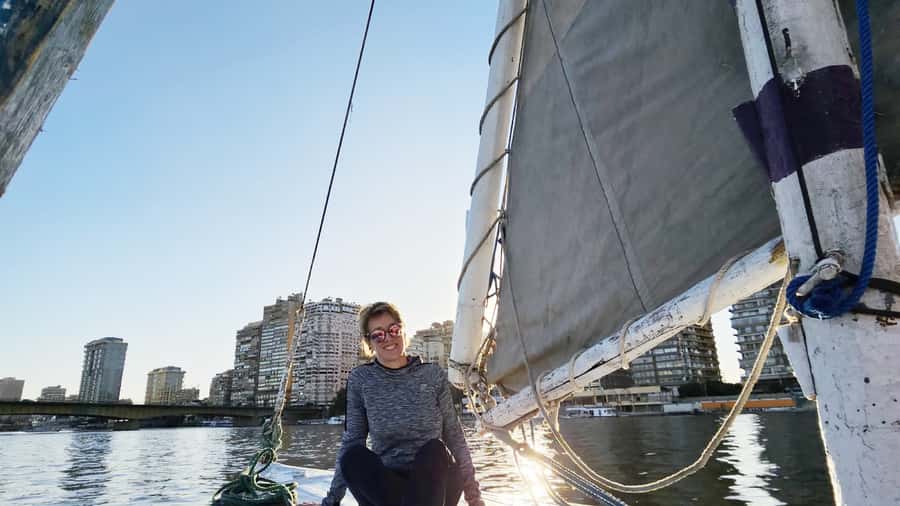 Cairo: Private Nile Felucca Adventure / Round-Trip Transfer - Sunset, night, or sunrise timing