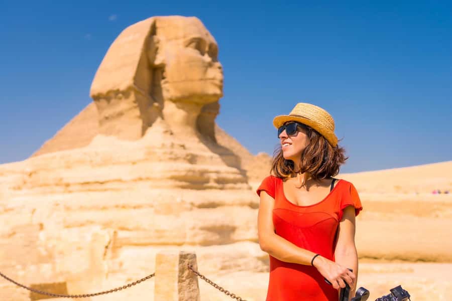 Cairo: Pyramids and Sphinx Tour with River Nile Felucca Ride - Pickup from Cairo and the drive to Giza