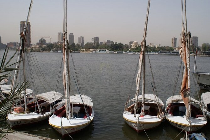 Cairo sailing boat Tours on the Nile by felucca - Cairo from the water