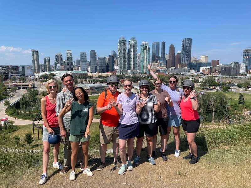 Calgary: City Bike Tour, Highlights and Bow River - Eau Claire and the Peace Bridge