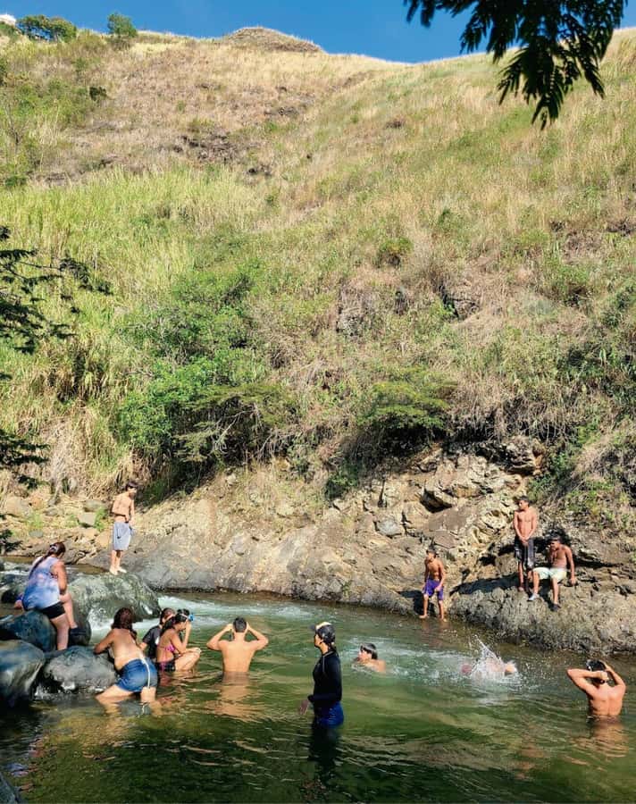 Cali: Cali River Waterfall and Great River Pools Tour - Charco Azul and the approach to the waterfall