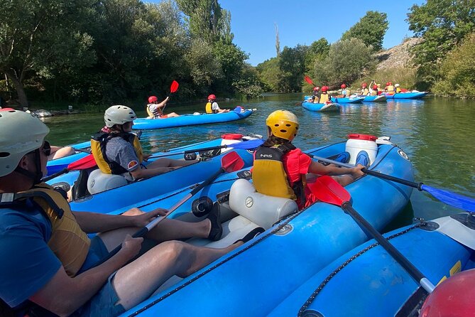 Canoe safari adventures at Zrmanja river day tour - Small rapids, then a river swim