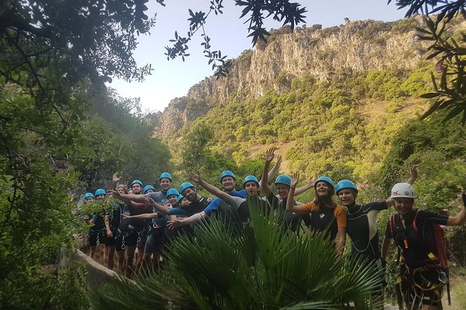 Canyoning Gorge Descent, river walk in Benahavis. - Sebastian, Antonio, and the guide-led approach