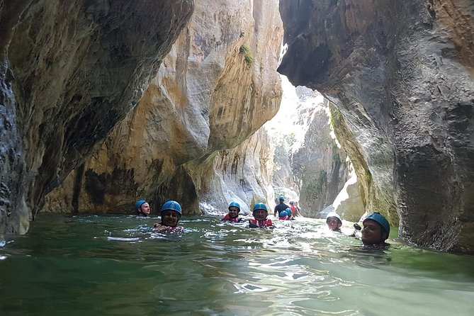 Canyoning Gorge Descent, river walk in Benahavis. - Optional jumps from 3 to 7 meters