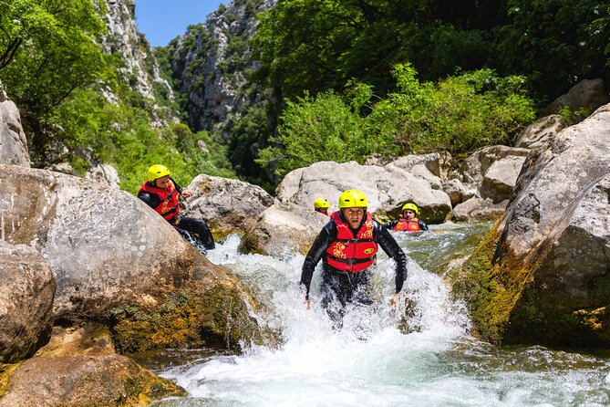 Canyoning on Cetina River from Split or Šestanovac - Swimming, slides, jumps, and steep rock walls