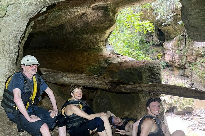 Cave, Waterfall and River Adventure in Charco Azul from San Juan - The guides shape the day