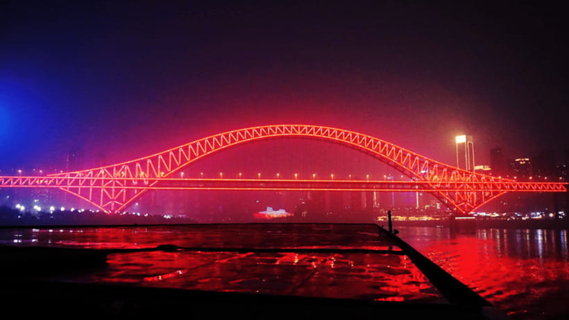 Chongqing: Two Rivers Night Cruise- Yangtze & Jialing Rivers - What you can photograph from the boat
