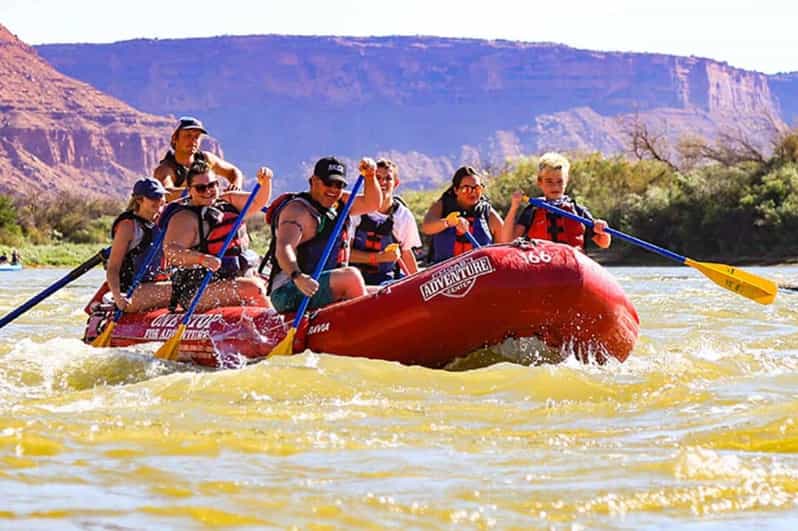 Colorado River : Morning Half-Day Colorado River Rafting - Onion Creek Rapid brings the first real action