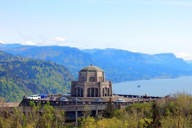 Columbia River Gorge Waterfalls & Mt Hood Tour from Portland, OR - Vista House gives you the first wide Gorge view