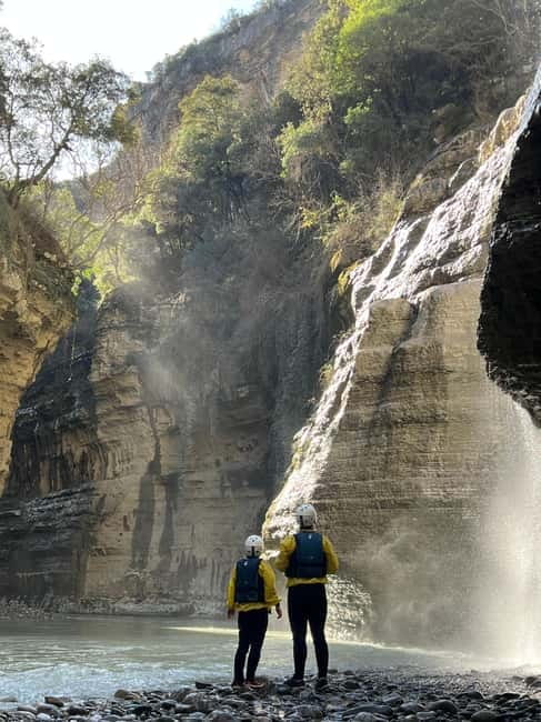 Çorovoda: Osumi Canyon Rafting/River Tubing Tour - The narrow canyon and Sugar Waterfall