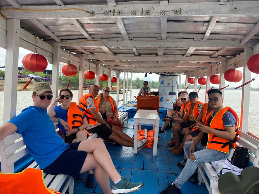 Danang: My Son Sanctuary and River Cruise 7.30 am/12.30 pm - Transport, pickup areas, and group size