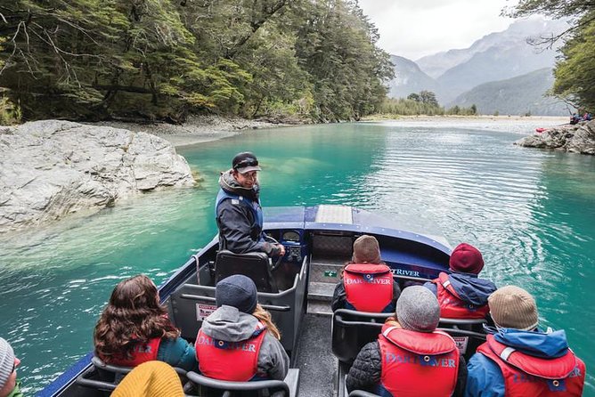 Dart River Jet Boat and Wilderness Experience - The Queenstown to Glenorchy road