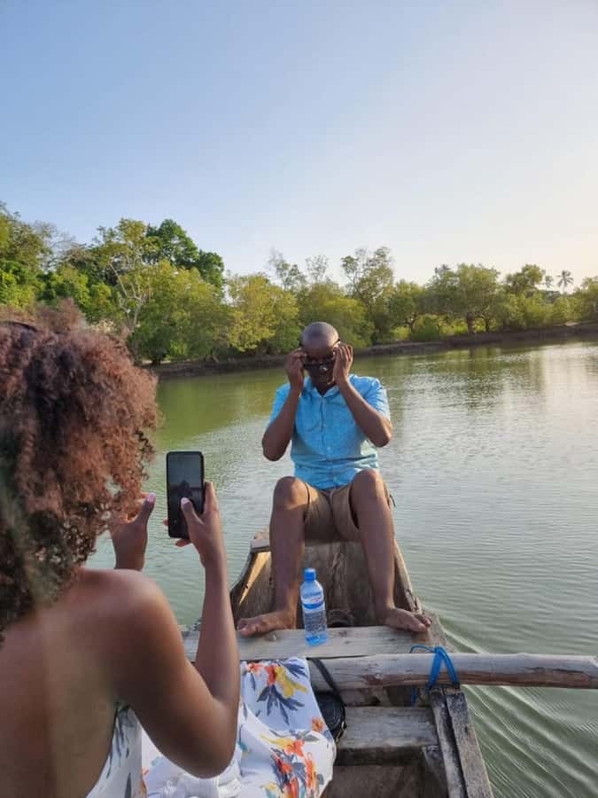 Diani Beach: Kongo River Estuary Sundowner Boat Tour - The tuk-tuk ride from Diani Beach