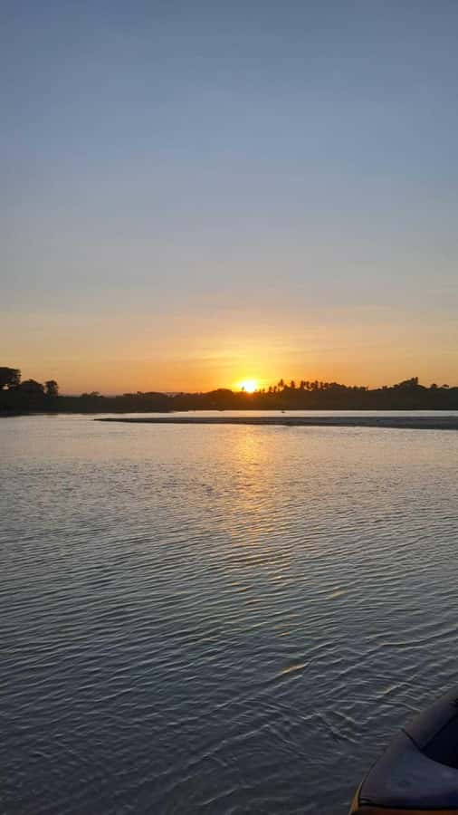 Diani: Sunset Cruise along Kongo River on Wooden Canoe boat - A quiet start from Diani to Kongo Beach
