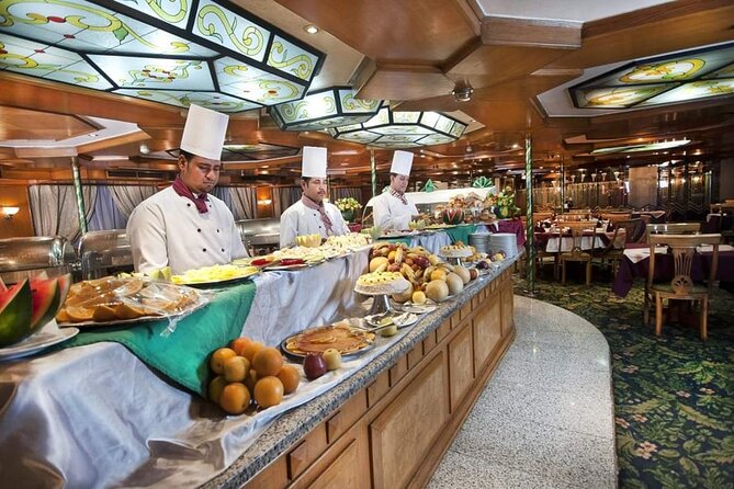 Dinner Cruise on the Nile River in Cairo with Entertainment - The buffet dinner, with one important catch