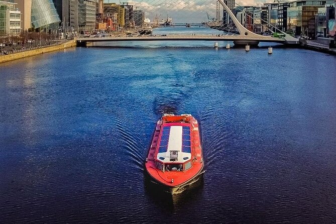Dublin Sightseeing Cruise on River Liffey with Local Guide - Seán O’Casey Bridge and the start of the ride