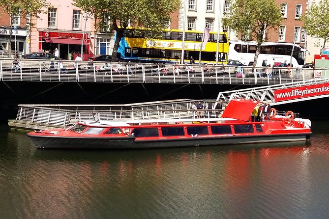 Dublin Sightseeing Cruise on River Liffey with Local Guide - Samuel Beckett Bridge from below