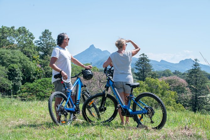 E-Bike Hire Northern Rivers Rail Trail, with Return Transport - Getting Set Up on a Moustache E-Bike