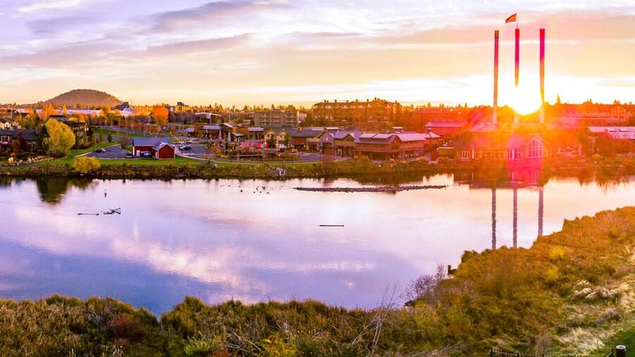 Electric Bike Tour of Bend & Deschutes River - The final 30-minute ride back to First Street Rapids Park