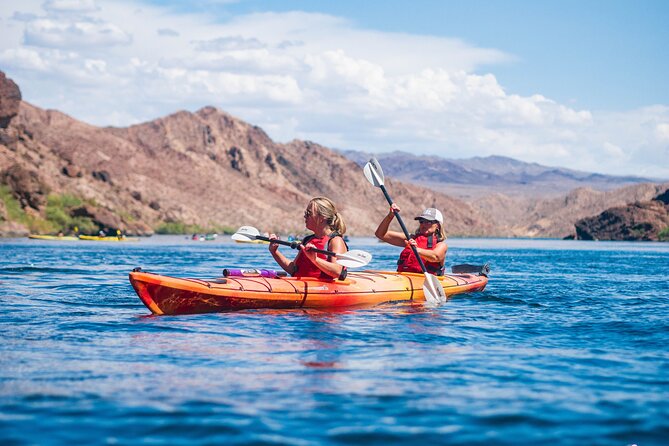 Emerald Cave & Black Canyon Kayak Tour with Vegas Pickup - Getting set up at Willow Beach