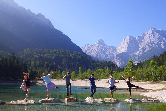 Emerald River Tour, Triglav National Park & Soča valley Day Trip - Lake Jasna starts the morning with clear water and mountain views