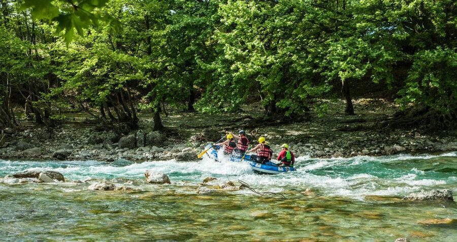 Epirus: Easy Rafting Experience on the Voidomatis River - A Gentle Start at the Klidonia Rafting Base