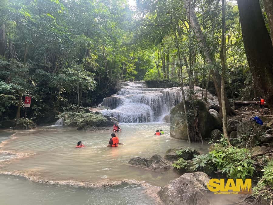 Erawan Waterfall, River Kwai & Railway Tour : From Bangkok - The River Kwai Bridge and its wartime setting