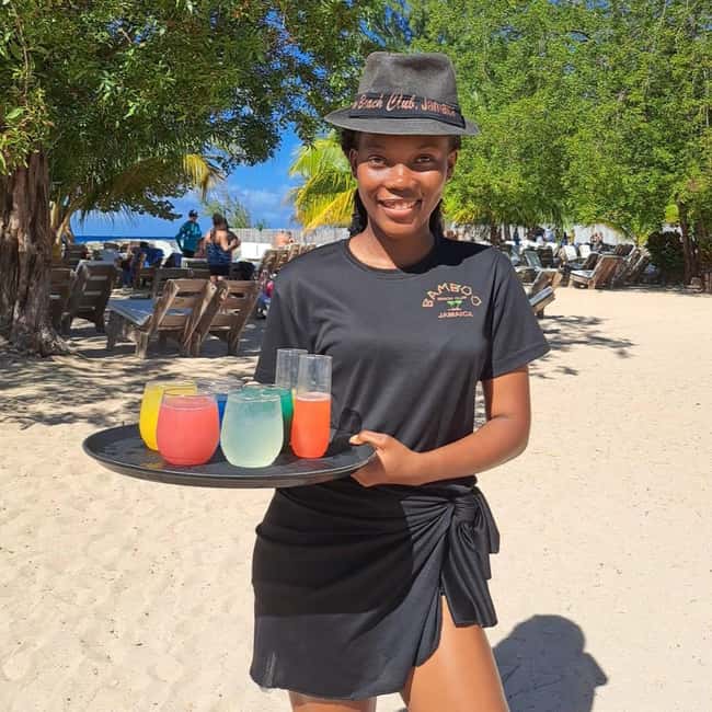 Falmouth: Bamboo Beach Club & Dunn's River Falls - Dunn’s River Falls Makes This More Than a Beach Day