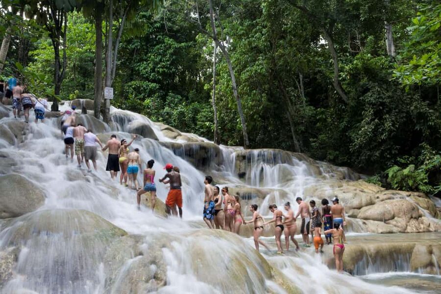 Falmouth: Bamboo Beach Club & Dunn's River Falls - Who Will Get the Most From This Excursion