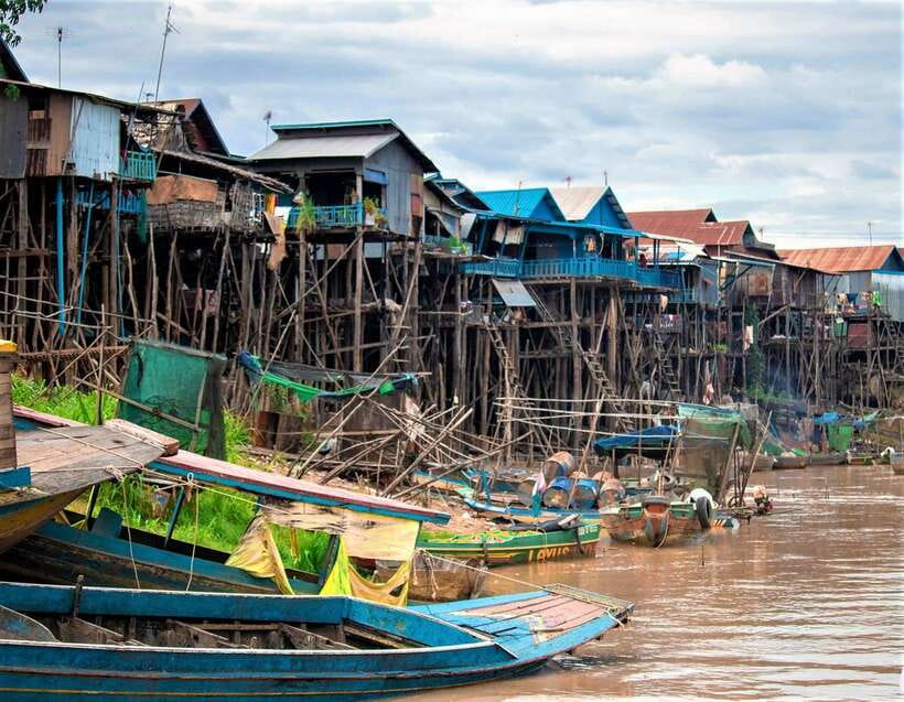 Floating Village-Mangroves Forest Tonle Sap Lake Boat Tour - Kampong Phluk by boat, not just by road