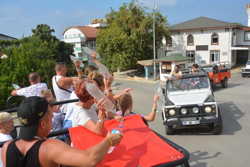 From Alanya: Jeep Safari with Lunch, Dim River & Cave - Çamlıbel: waterfalls, a small canyon, and time to play