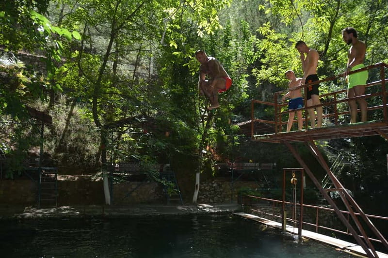 From Alanya: Jeep Safari with Lunch, Dim River & Cave - Dim Cave, cool air, and a short visit
