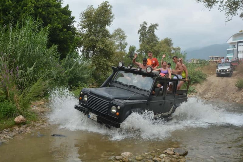 From Alanya: Jeep Safari with Lunch, Dim River & Cave - Cikcilli Terrace Park and the first wide view