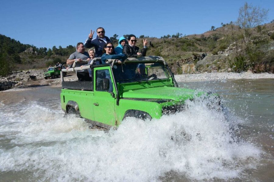 From Alanya: Obacay River Jeep Safari and Picnic Lunch - Off-road driving, with an important qualification