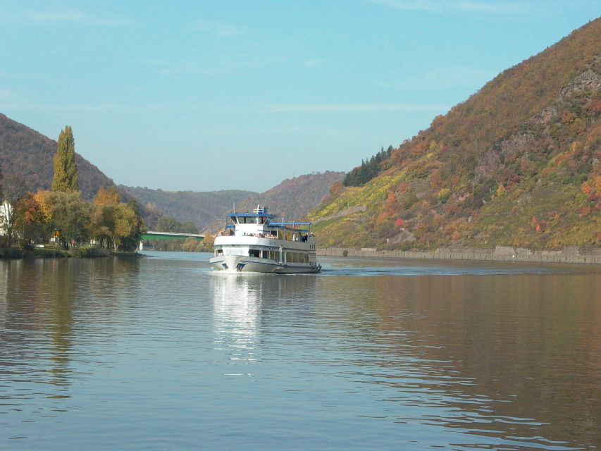 From Alken: Moselle Valley Sightseeing Cruise - First views: Alken and Burg Thurant