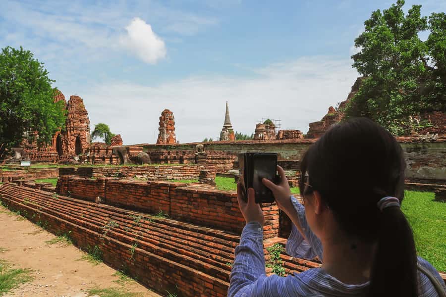 From Bangkok: Ayutthaya Day Tour by Bus with River Cruise - Wat Lokayasutharam and the 42-meter Buddha